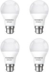 Crompton 9 W Basic Standard B22 LED Bulb(White, Pack of 4)