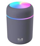 Color Changing Humidifier 300 mL – Mist & Light Aroma Diffuser for Rooms, Car, Office—Whisper Quiet & USB Recharge