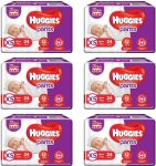Huggies WONDER NEW BABY PANTS,SIZE XS, 24 PCS PACK, COMBO OF 6 PACKS – New Born(144 Pieces)