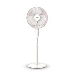 Bajaj Frore Neo 400 MM Oscillating Pedestal Fan For Home | Aerodynamically Balanced Blades | 100% Copper Motor | High Air Delivery | 3-Speed Control | Rust Free | 2 Yrs Warranty 【White】