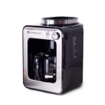 Wonderchef Regalia Bean-to-Cup Brew Coffee Maker with Grinder | Grind Coffee Beans | Get Fresh Aromatic Powder | Brew 4 cups | Glass Carafe | Easy Control Dial | 2 Years Warranty | Steel