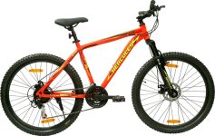 HERCULES TOPGEAR S27 R2 with Microshift Gear 27.5 T (inch) Mountain/Hardtail Cycle(21 Gear, Red, Only Front Suspension)