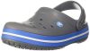 crocs Unisex Adult Crocband Charcoal/Ocean Clog-9 Men/ 10 UK Women (M10W12) (11016-07W)
