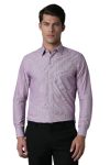 Louis Philippe Men’s Slim Fit Shirt (LPSFMSLFR05296_Purple