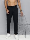 R.Code by The Roadster Life Co. Regular Fit Men Black Trousers