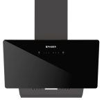 Faber 90cm 1200 m³/hr Vertical Wall Mounted Chimney|Filterless|2Way Suction|Auto Clean|8Yrs Motor & 2 Yrs Comprehensive Warranty by Faber|Touch & Gesture Control|Hood Mojito IN HC SC FL BK 90, Black