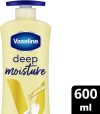 Vaseline Deep Moisture Body Lotion | For Cushion Soft Skin| With Ceramides Hyaluron(600 ml)