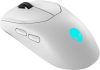 DELL 570-ABMV/ AW720M Wireless Ambidextrous Optical  Gaming Mouse  with Bluetooth(2.4GHz Wireless, White, Lunar Light)