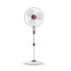 Havells Gatik Pro 400mm Pedestal Fan| 120 Ribs Guard for Safety| Smooth Oscillation| Heavy Base| ISI Marked | 2 Year Warranty | Wine Red