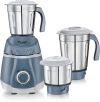 Prestige Classic 500 W Juicer Mixer Grinder(Atlas Classic | 3 Jars | with Flow Breaker Design | White, Grey)