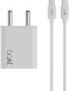 boAt 22.5 W Quick Charge 3 A Wall Charger for Mobile with Detachable Cable(White, Cable Included)