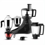 Butterfly Rapid Food Processor 750 W Juicer Mixer Grinder(MAGIC / MAGIC 5 JAR | 5 Jars | Atta Kneading, Veggie Chopping Features and India’s First cool touch Chutney Jar with Air-Gap Cooling | Black)