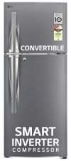 LG 240 L 3 Star Frost-Free Smart Inverter Double Door Refrigerator (GL-S292RDSX, Dazzle Steel, Convertible & Multi Air Flow Cooling)
