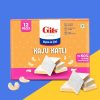 Gits Kaju Katli 125 Gm X 1 Box (12 Pieces) | Kaju Katli Made with Finest Cashews | Kaju Barfi | Indian Mithai | No Added Colours |Traditional Sweets | Gift Pack