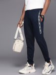 HRX by Hrithik Roshan Self Design Men Blue Track Pants