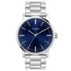 TIMEX Analog Watch for Man with Blue Round Dial & Silver Stainless Steel Bracelet Band Water Resistant Men’s Wrist Watches – TWHG35SMU06