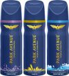 PARK AVENUE 1 Storm and 1 Cool Blue and 1 Good Morning Deodorant Combo for Men (Pack of 3) Deodorant Spray  –  For Men(450 ml, Pack of 3)