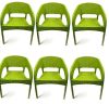Cello Kraze Chair Mehendi Green (Set of 6) | Strong and Durable | Easy to Clean | Chair for Living Room, Bed Room, Kitchen, Office Room, Outdoor | 3 Years Warranty