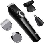 Misfit Groom 700 5-in-1 Trimmer 180 min Runtime 40 Length Settings(Black)