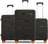 HRX by Hrithik Roshan Zanzibar 3 (Small 58cm | Medium 66cm | Large 75cm) Cabin & Check-in Set 8 Wheels – 30 inch