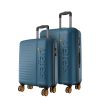 Safari Insignia 8 Wheels Set of 2 (Cabin + Medium) Trolley Bags, TSA Lock, Hard Case Polycarbonate, 360º Wheeling Luggage, Travel Bag Suitcase for Travel, Trolley Bags for Travel, Ink Blue
