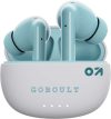 GOBOULT (previously Boult) W20 with ENC Mic,40H Battery Life,Low Latency Gaming, 5.3v Bluetooth(Glacier Blue, True Wireless)