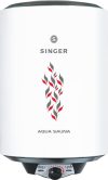 Singer SWH 15GPWT 15 L Storage Water Geyser(White)