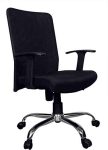 The Couch Cell Medium Back Chair in Black Mesh