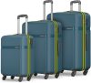 Safari Magnum Fury Set of 3 (Small 55cm | Medium 65cm | Large 75cm) 4W Cabin & Check-in Set 4 Wheels – 30 Inches