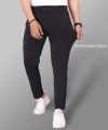 COMBRAIDED Slim Fit Men Black Trousers
