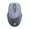 Portronics Toad 7 Wireless Mouse, Bluetooth 5.3V & 2.4 GHz Wireless, Adjust Sensitivity Upto 3200 DPI, Rechargeable Built in Battery(Grey)