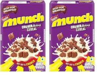 Nestle Munch Crunchilicious Cereal | Get Set & Crunch | Breakfast Cereal | 300g (Pack of 2)