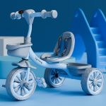 Lifelong Kids Tricycle with Eva Wheels, Bell and Storage Basket/Baby Trike/Age Group 2 Year to 5years/ (Blue)