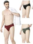 VIP Men’s Cotton Briefs (Pack of 5) (VP-MI-BF-SKMPY-10P-L-PO5_Pack of 5