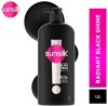 SUNSILK Radiant Black Shine Shampoo, with 3% Vita-Gloss Complex(1200 ml)