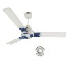 Usha Onio Kappa Beta 1200MM BLDC 5 Star Energy Efflicient, Dust & Oil Resistant Ceiling Fan (White)