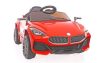 Brunte Sedan Kids Battery Operated rideon car red