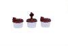 Signoraware Easy Flow Mini Plastic Oil Pourer Set, 200 ml, Set of 3, Maroon