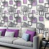 WOW Interiors Perpul Box and Tree SELF Adhesive Wallpaper for Living Room Bedroom Office Hall Corridor Peel and Stick Vinyl Wallpaper