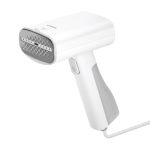 HAVELLS Vela Handheld Garment Steamer for clothes | 1100 Watt | 360° Steaming | Anti-Spill Technology | Quick Steam Ready |100ml Detachable Tank | upto 22g/min Steaming Rate | 2 Year Warranty | White