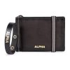 Alpha Premium Leather Mens Wallet | 100% Ethically Sourced Top Grain Leather | Luxury Craftsmanship | Smart Design | RFID Protection | Blending Style with Functionality | Business | Style 19, Black