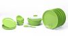 Signoraware Plastic Round Dinner Set, 21 Pieces, Parrot Green