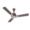 Havells Eva 1200mm Ceiling Fan for Home & Office with Aerodynamically Designed Blades, Energy Efficient & Power Saving for Superior Airflow | 2 Years Manufacturer Warranty | Mett Espresso