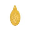 Bangalore Refinery 24k (999) Gold Coin Pendants 1gm (Banyan Tree)