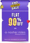 Nasher Miles Flat 90% Off on selected Trolleys for the First 5 Days of June End Of Season Sale(Till 30th May’25)