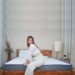 SLEEPSPA Dual Comfort – Hard & Soft- with Comfort Cubes and Rebotech Tech. 4 inch Single High Resilience (HR) Foam Mattress(L x W: 75 inch x 36 inch)