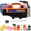 Woscher Car Washer High Pressure Gun Pressure Washer for Car, Car Washing Pump for Car, Bike and Home Use Cleaning | 18 Months Warranty | 1800 Watts | 150 Bars |