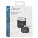 Boya BY-M1LV-U Type-C 2.4Ghz Wireless Microphone (1Transmitter+1Receiver)