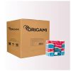 Eco Range Origami Tissue Roll 10 cm x 9.7cm (220 Pulls X 12) 2 Ply (12 in 1) Total 2640 Pulls | Home & Commercial Use