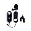 Xtreme Acoustics XA-WLT10 Universal Collar Wireless Lavalier Microphone with Free Learning Course y-Splitter 2.4GHz Frequency for Mobile Audio Recording